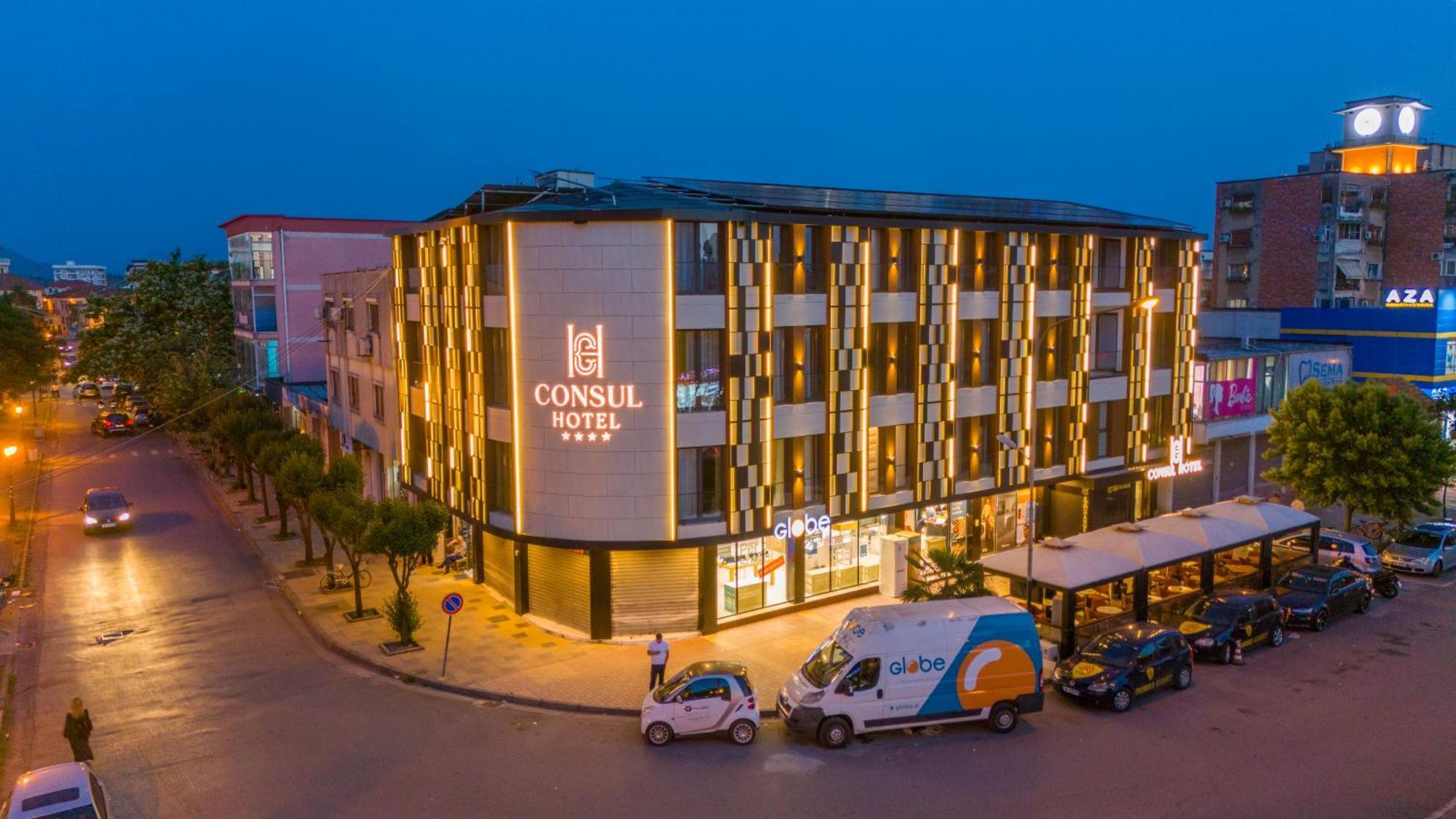 Hotel Consul Shkoder Bagian luar foto