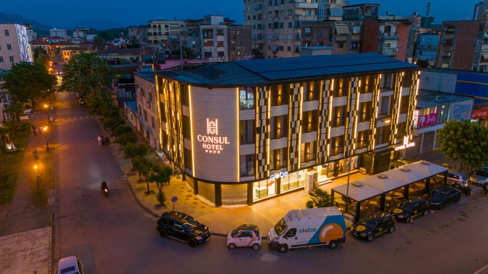 Hotel Consul Shkoder Bagian luar foto